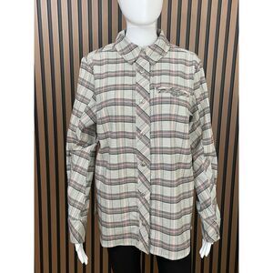 Cabi Hideout Women's S Black Jacket Polyester Shacket Shirt Collar Stretch Plaid